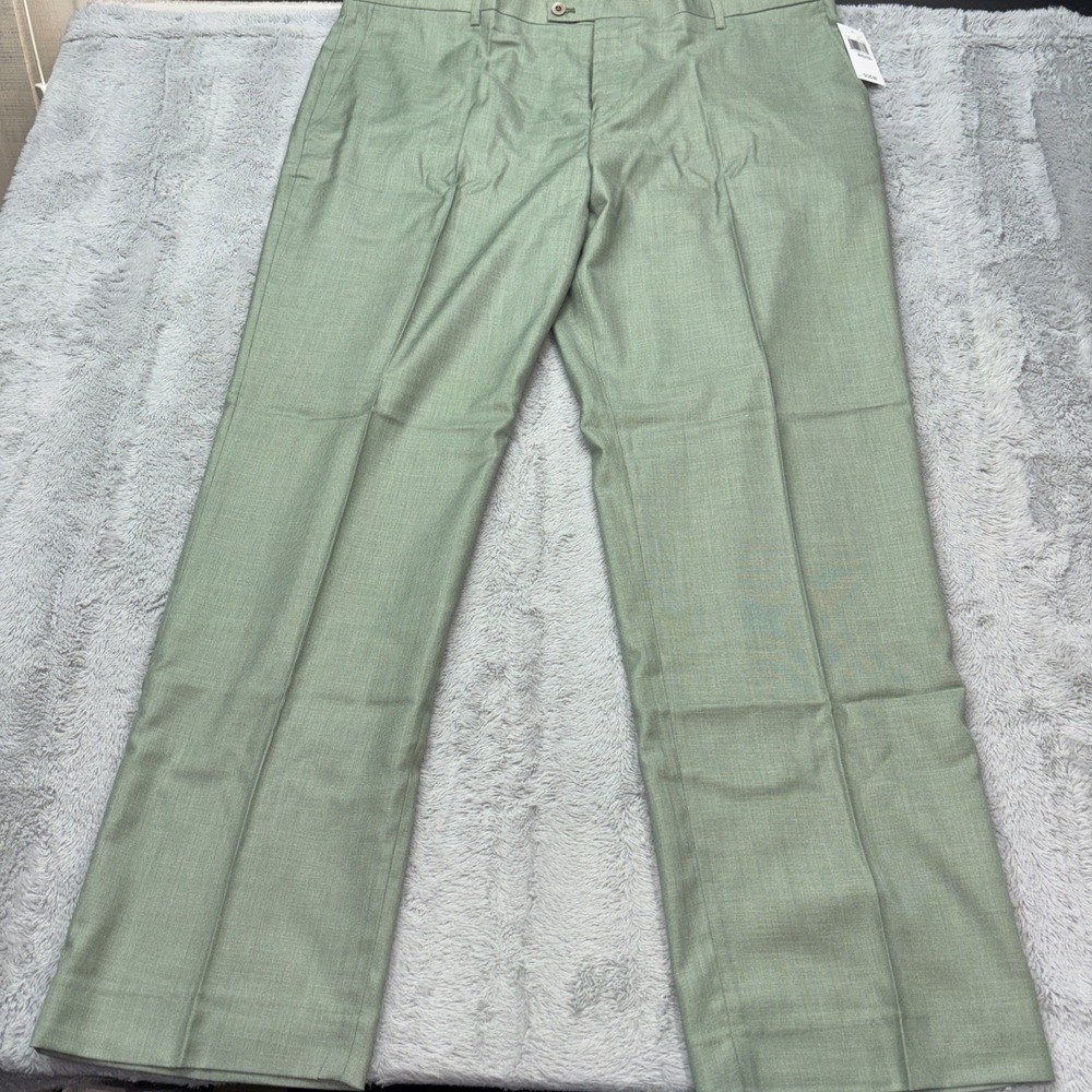 Paisley & Gray Men's Fern Green Dress Pants Size 42 X 32 NWT Slim Fit Slacks